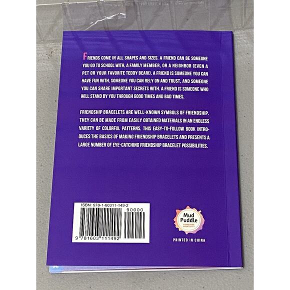 Friendship Bracelet Making Kit With Book Beads Thread DIY Gift Mud Puddle Age 8+ - Picture 6 of 9
